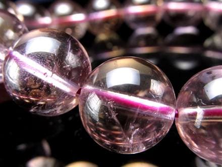 アメトリン ブレスレット 虹入り アメジスト シトリン