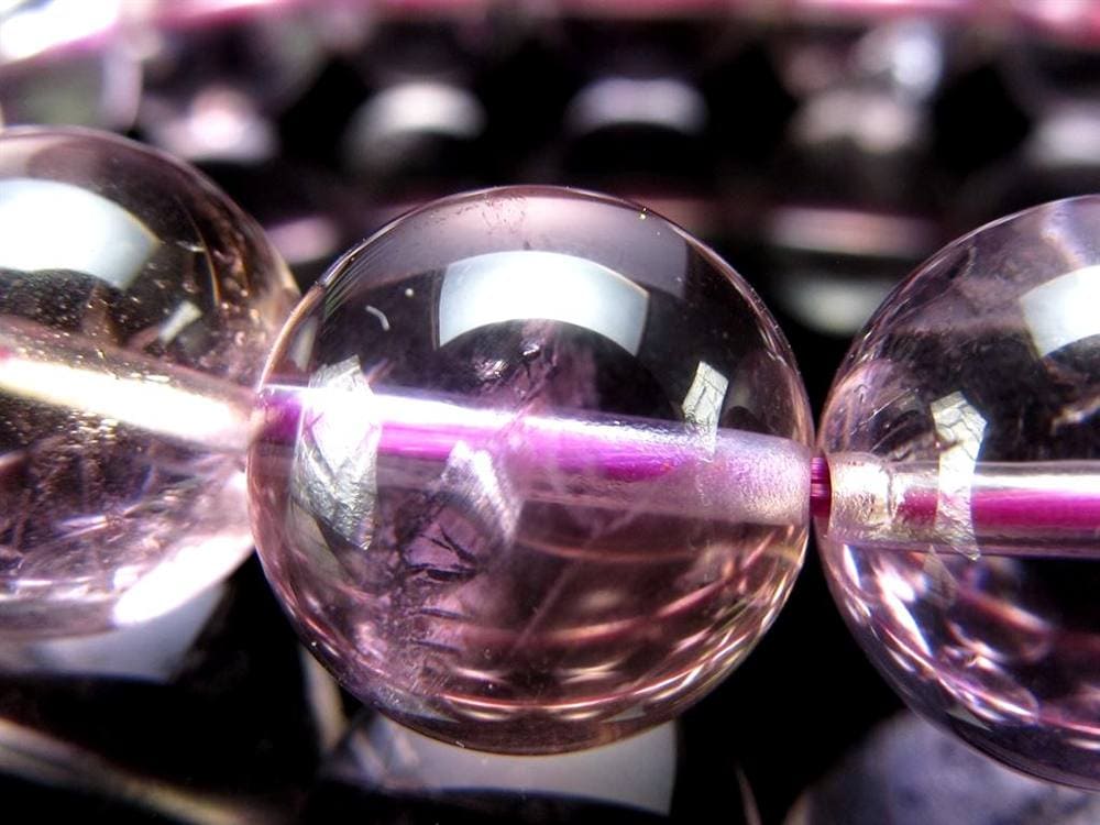 アメトリン ブレスレット 虹入り アメジスト シトリン