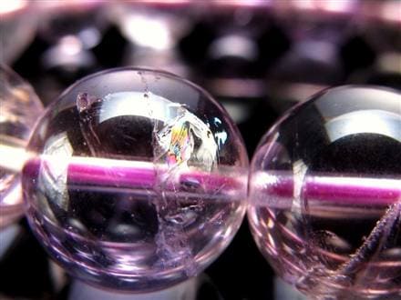 アメトリン ブレスレット 虹入り アメジスト シトリン