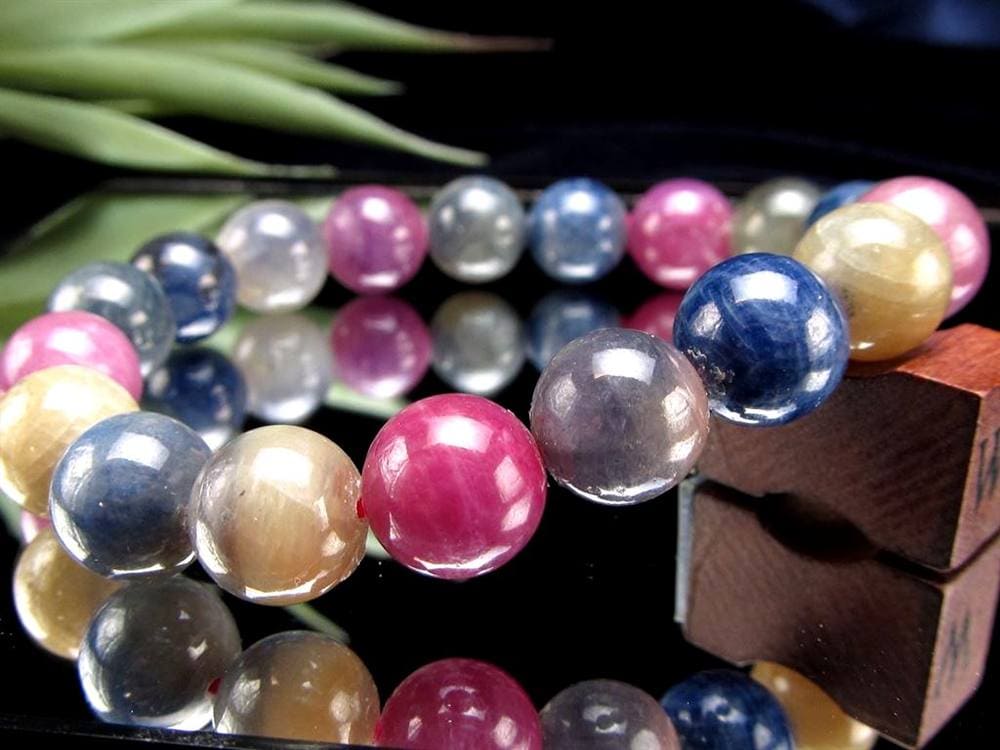 コランダム サファイア ブレスレット ルビー 宝石