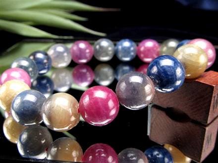 コランダム サファイア ブレスレット ルビー 宝石