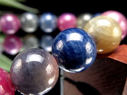 コランダム サファイア ブレスレット ルビー 宝石