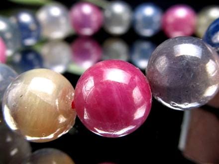 コランダム サファイア ブレスレット ルビー 宝石