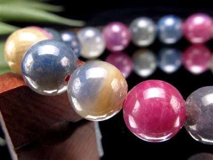 コランダム サファイア ブレスレット ルビー 宝石