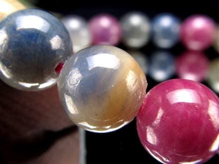 コランダム サファイア ブレスレット ルビー 宝石