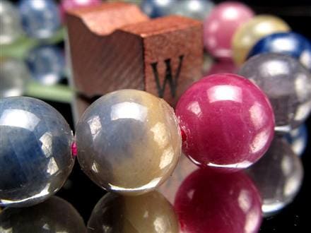 コランダム サファイア ブレスレット ルビー 宝石