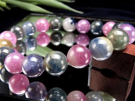 コランダム サファイア ブレスレット ルビー 宝石