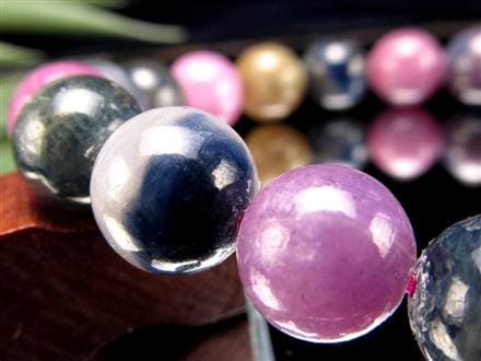 コランダム サファイア ブレスレット ルビー 宝石