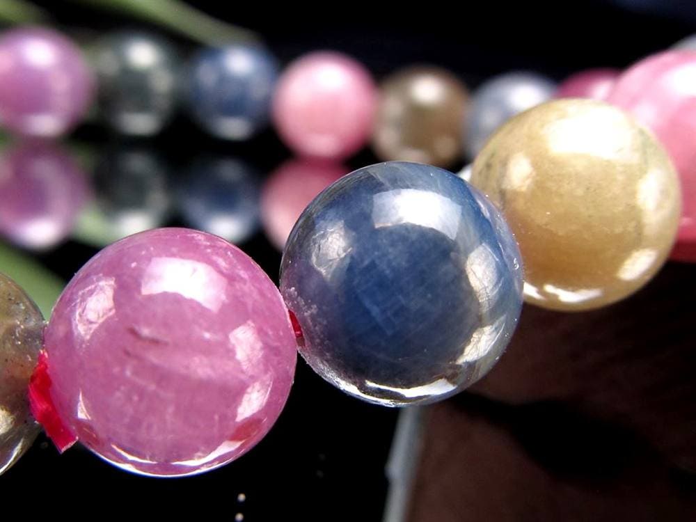 コランダム サファイア ブレスレット ルビー 宝石