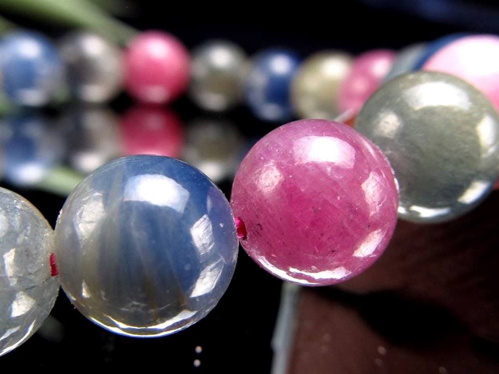 コランダム サファイア ブレスレット ルビー 宝石