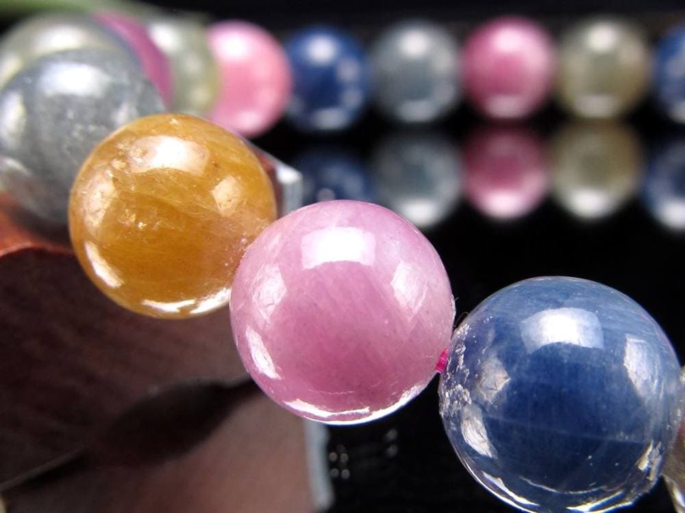 コランダム サファイア ブレスレット ルビー 宝石