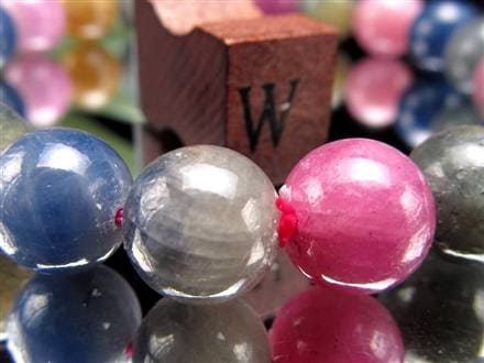 コランダム サファイア ブレスレット ルビー 宝石