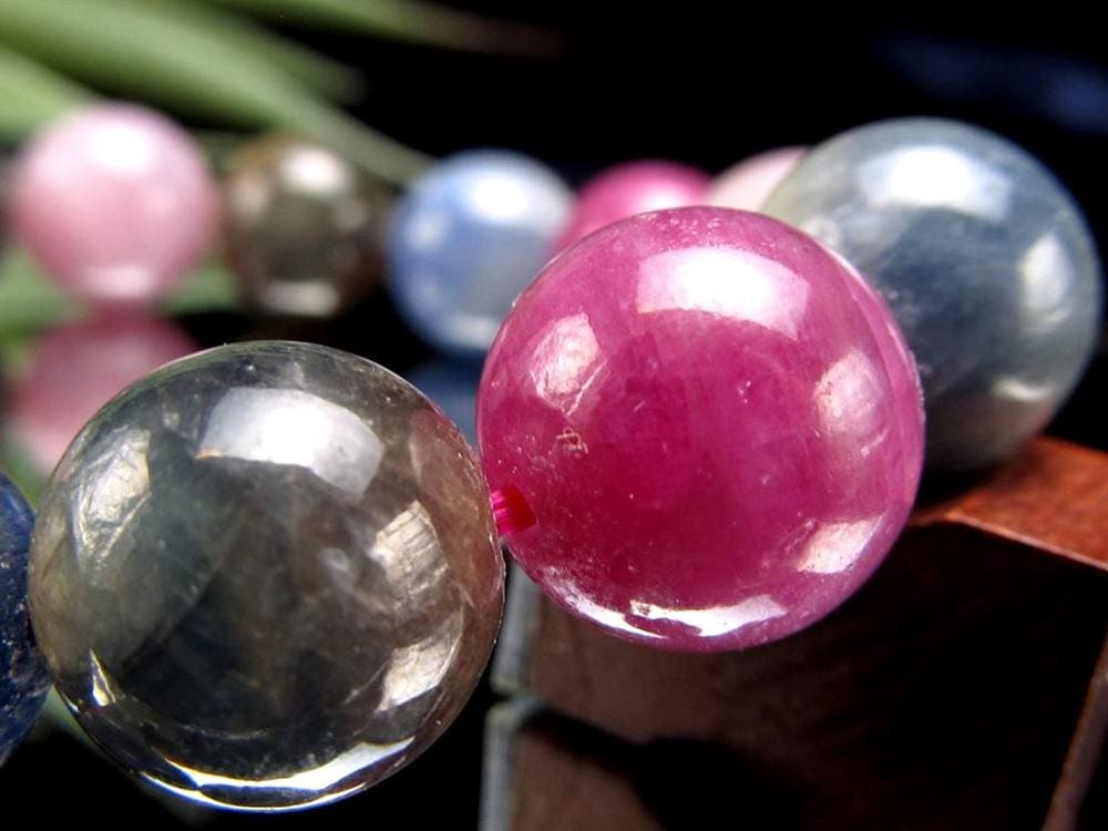 コランダム サファイア ブレスレット ルビー 宝石