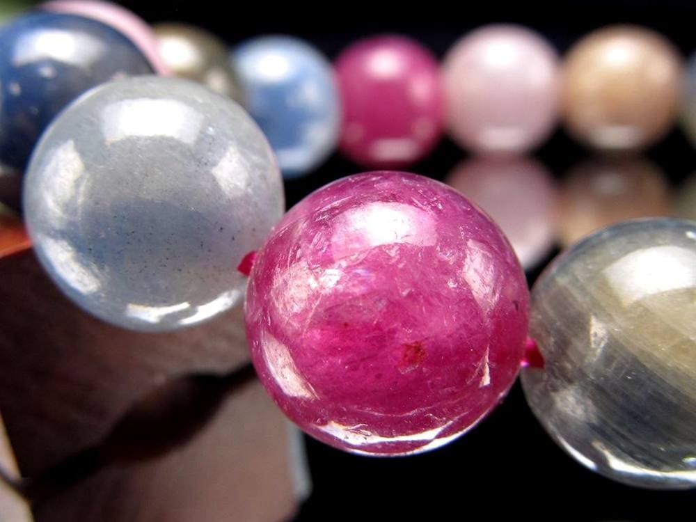 コランダム サファイア ブレスレット ルビー 宝石