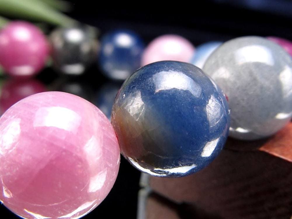 コランダム サファイア ブレスレット ルビー 宝石