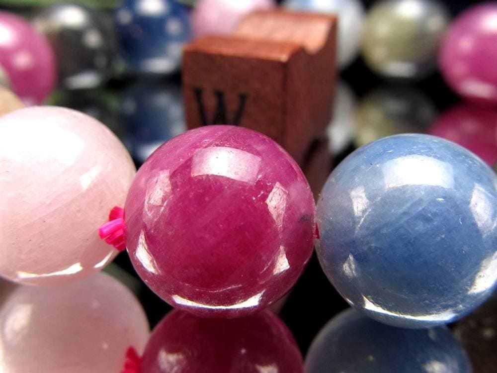 コランダム サファイア ブレスレット ルビー 宝石