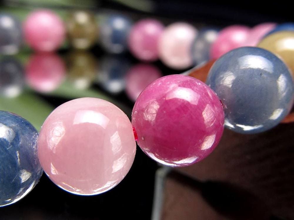 コランダム サファイア ブレスレット ルビー 宝石