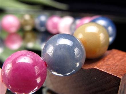 コランダム サファイア ブレスレット ルビー 宝石