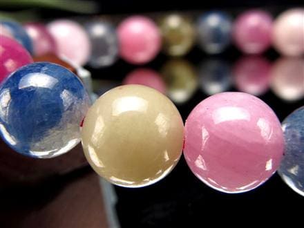 コランダム サファイア ブレスレット ルビー 宝石