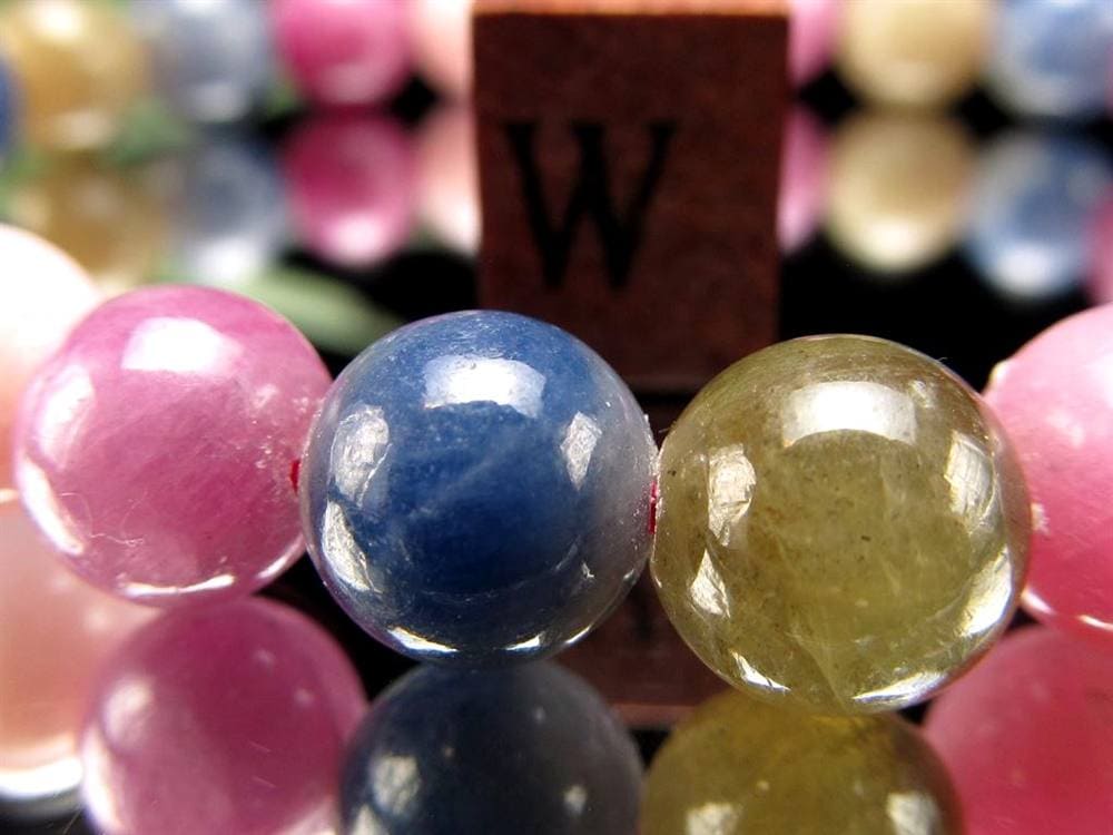 コランダム サファイア ブレスレット ルビー 宝石