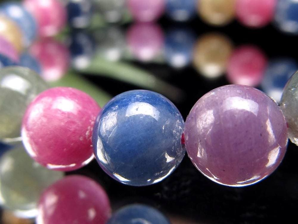 コランダム サファイア ブレスレット ルビー 宝石