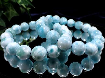 ☆爽やかグリーンブルー模様☆柔らかな波模様☆カリブ海の宝石☆愛と