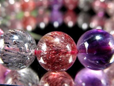 スーパーセブン ブレスレット ゲーサイト インクルージョン レピドクロサイト