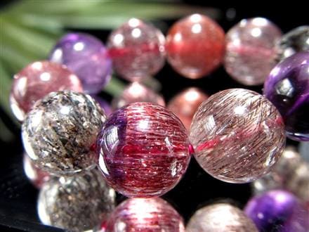 スーパーセブン ブレスレット ゲーサイト インクルージョン レピドクロサイト