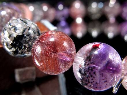 スーパーセブン ブレスレット ゲーサイト インクルージョン レピドクロサイト