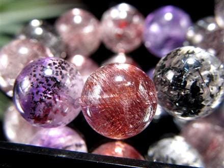 スーパーセブン ブレスレット ゲーサイト インクルージョン レピドクロサイト