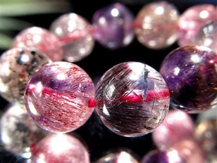 スーパーセブン ブレスレット ゲーサイト インクルージョン レピドクロサイト