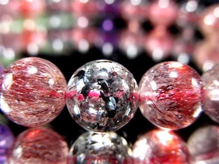 スーパーセブン ブレスレット ゲーサイト インクルージョン レピドクロサイト