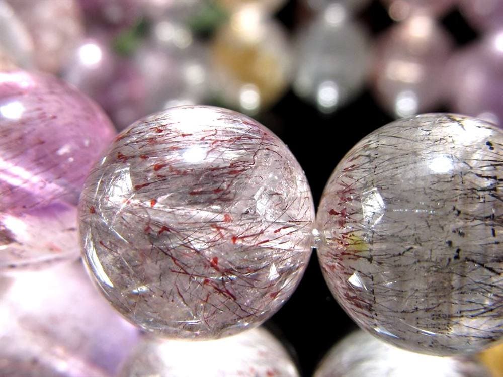 スーパーセブン ブレスレット ゲーサイト メロディー女史 レピドクロサイト セイクリッドセブン