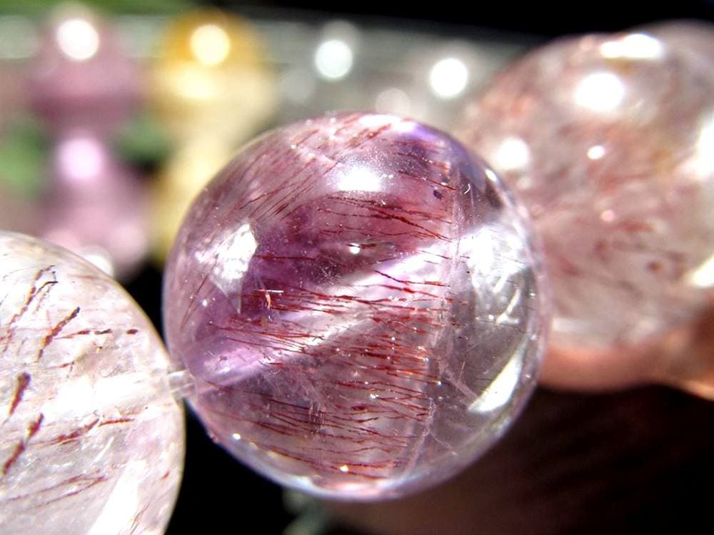 スーパーセブン ブレスレット ゲーサイト メロディー女史 レピドクロサイト セイクリッドセブン