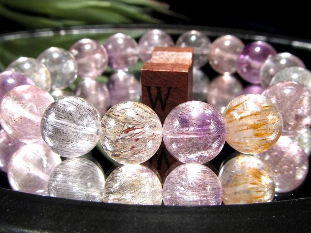 スーパーセブン ブレスレット ゲーサイト メロディー女史 レピドクロサイト セイクリッドセブン