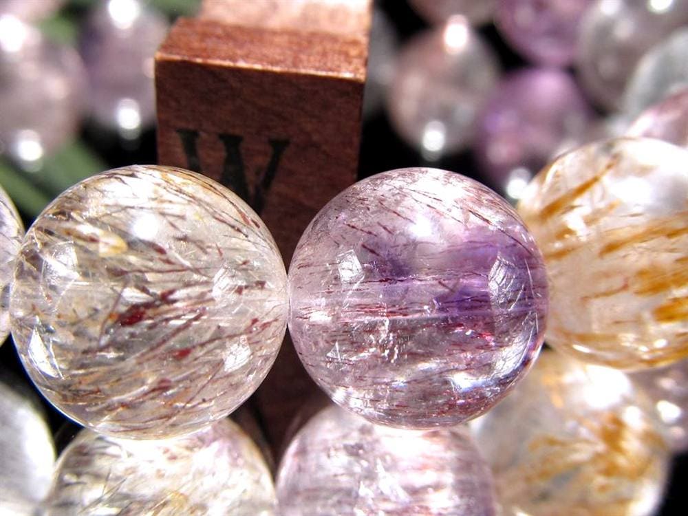 スーパーセブン ブレスレット ゲーサイト メロディー女史 レピドクロサイト セイクリッドセブン