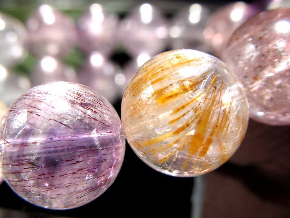 スーパーセブン ブレスレット ゲーサイト メロディー女史 レピドクロサイト セイクリッドセブン