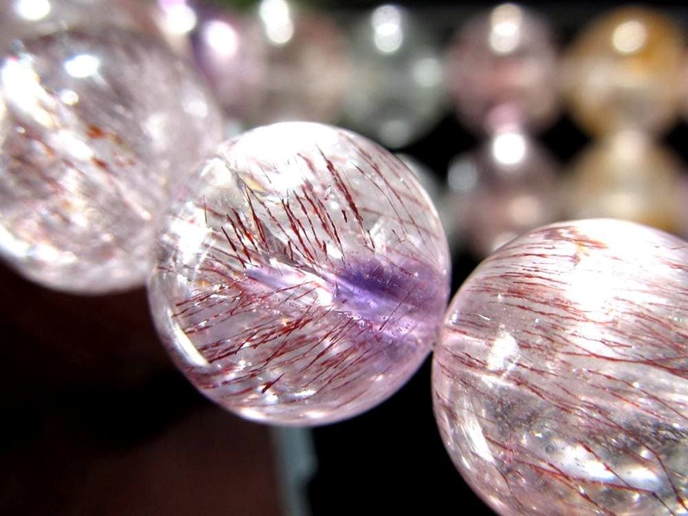 スーパーセブン ブレスレット ゲーサイト メロディー女史 レピドクロサイト セイクリッドセブン