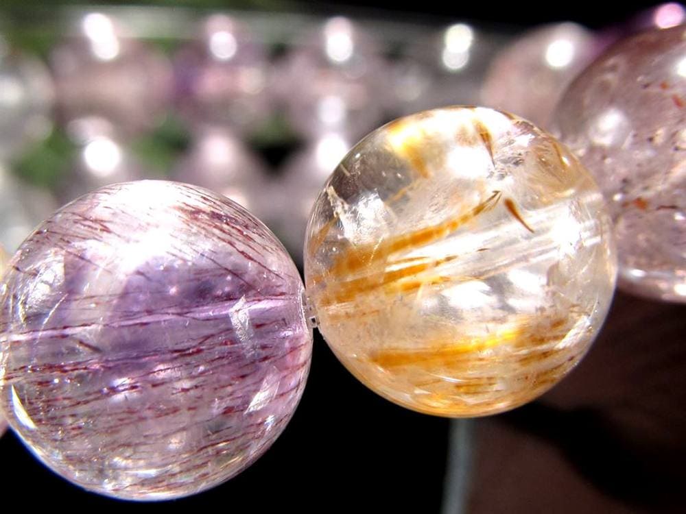 スーパーセブン ブレスレット ゲーサイト メロディー女史 レピドクロサイト セイクリッドセブン