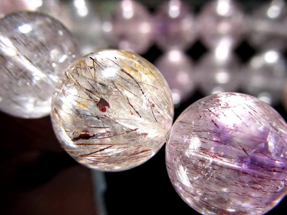 スーパーセブン ブレスレット ゲーサイト メロディー女史 レピドクロサイト セイクリッドセブン