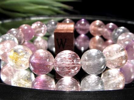 スーパーセブン ブレスレット ゲーサイト メロディー女史 レピドクロサイト セイクリッドセブン