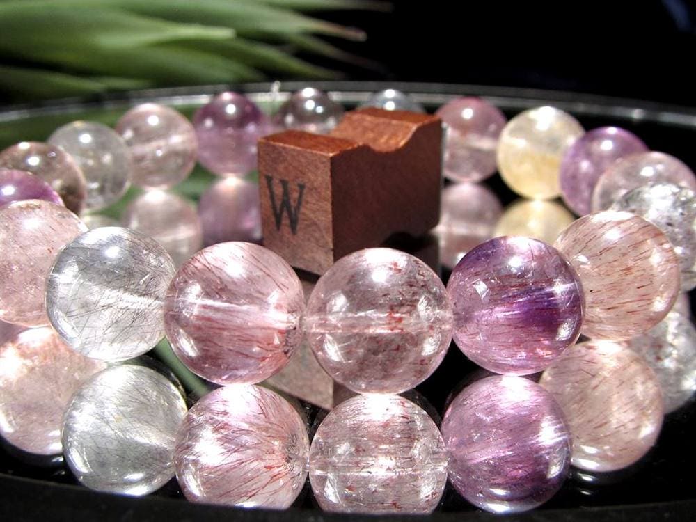 スーパーセブン ブレスレット ゲーサイト メロディー女史 レピドクロサイト セイクリッドセブン