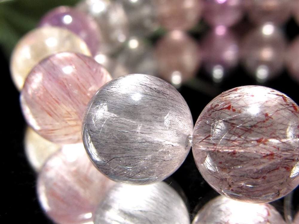 スーパーセブン ブレスレット ゲーサイト メロディー女史 レピドクロサイト セイクリッドセブン