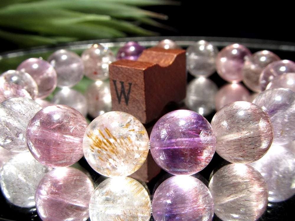 スーパーセブン ブレスレット ゲーサイト メロディー女史 レピドクロサイト セイクリッドセブン