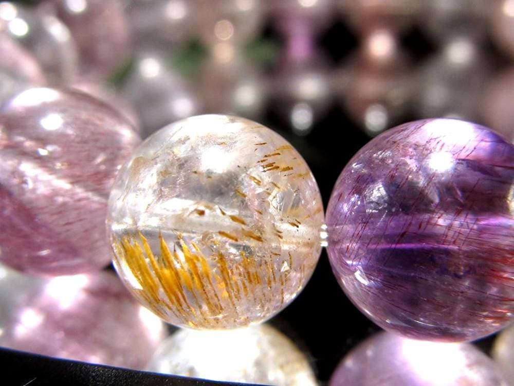 スーパーセブン ブレスレット ゲーサイト メロディー女史 レピドクロサイト セイクリッドセブン