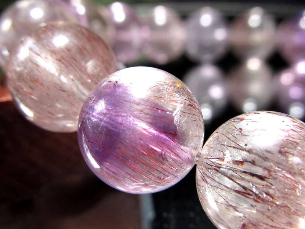 スーパーセブン ブレスレット ゲーサイト メロディー女史 レピドクロサイト セイクリッドセブン