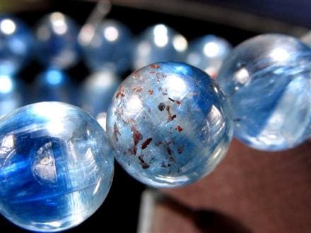 グリーン カイヤナイト 藍晶石 ブレスレット ケニア産