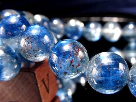 グリーン カイヤナイト 藍晶石 ブレスレット ケニア産