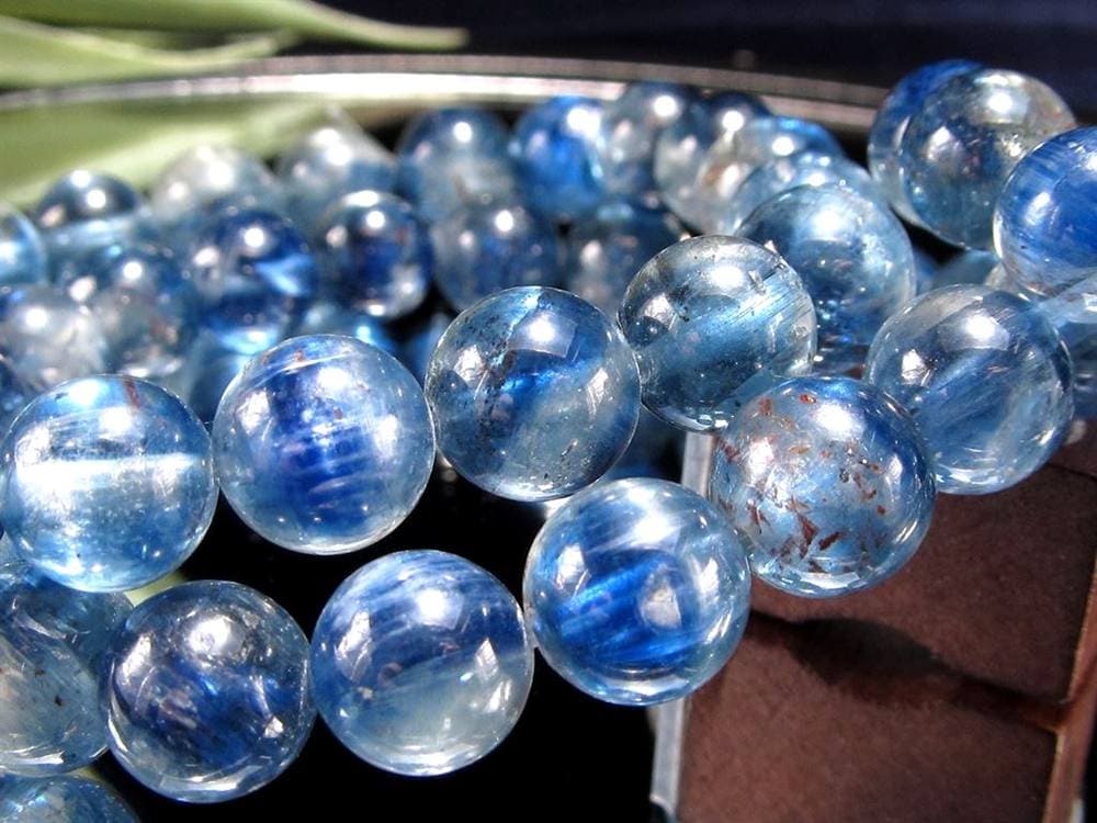 グリーン カイヤナイト 藍晶石 ブレスレット ケニア産