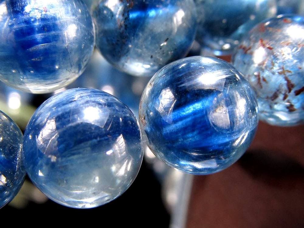 グリーン カイヤナイト 藍晶石 ブレスレット ケニア産